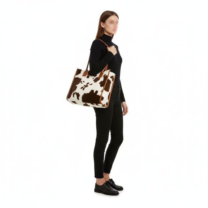 Korean Style Large-capacity Handbag Fashion Western Plush