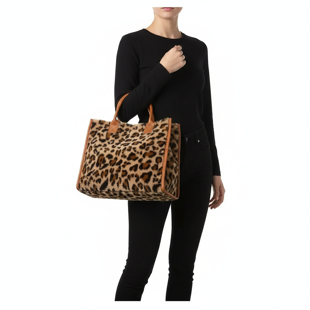 Korean Style Large-capacity Handbag Fashion Western Plush