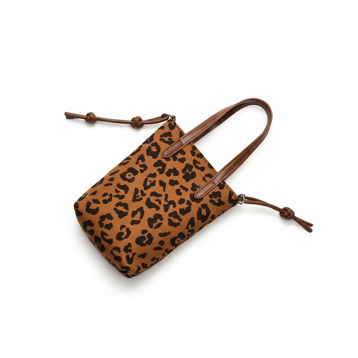 Women's Leopard Print Mini Crossbody Bag – Stylish PU Messenger Bag