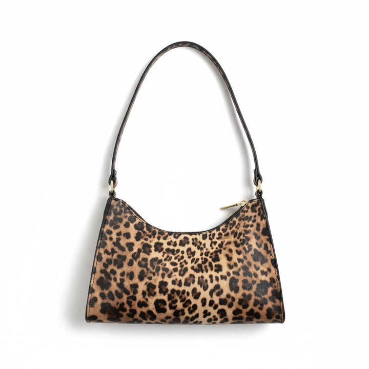 Fashion striped spotted niche handbags leopard print underarm bag