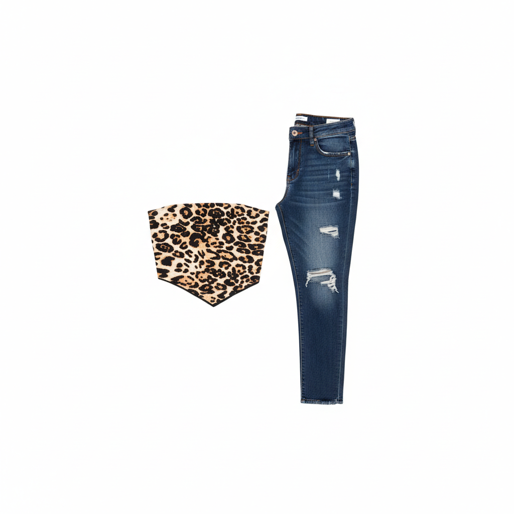 Women's Fashion Elastic Slim Fit Ripped Skinny Jeans
