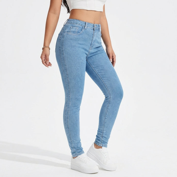 Skinny Stretch Feet Pants Jeans