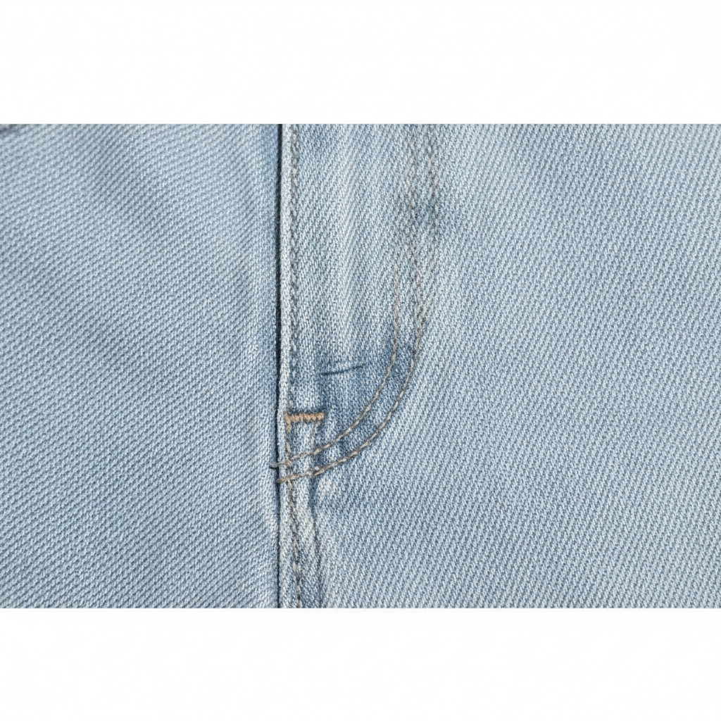 Washed Fashion Straight Jeans Women's Mid Waist