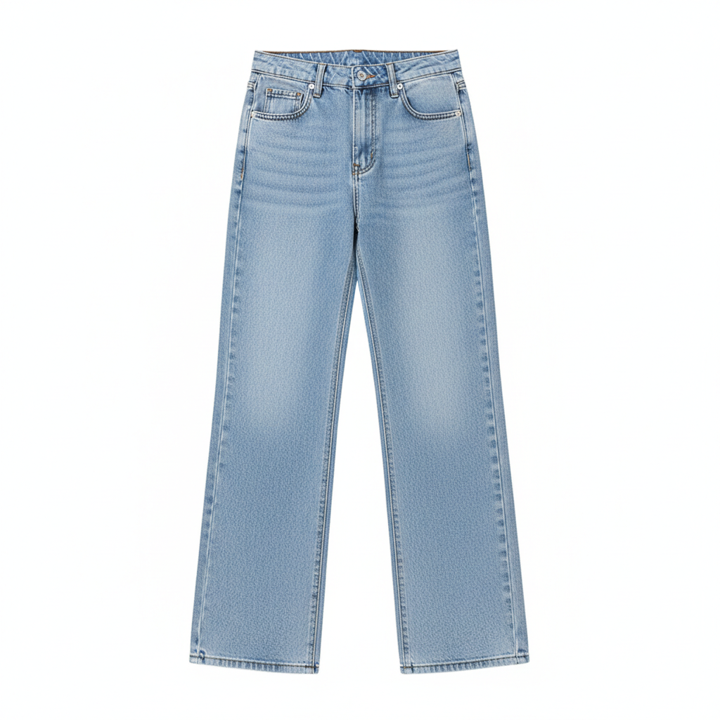 Sweet And Spicy Style High Waist Straight Jeans