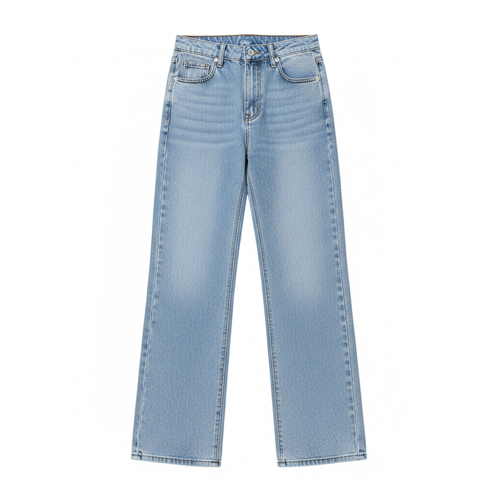 Sweet And Spicy Style High Waist Straight Jeans