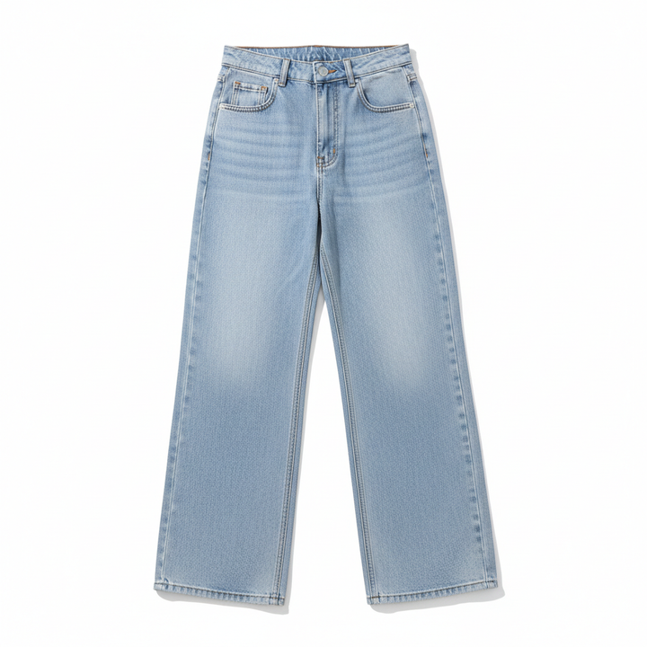 Sweet And Spicy Style High Waist Straight Jeans