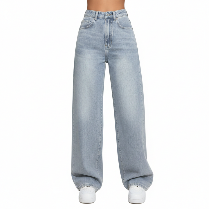 Sweet And Spicy Style High Waist Straight Jeans
