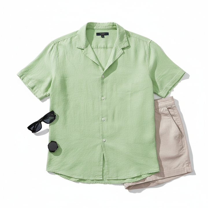 Men's Tops Casual Button Down Shirt Short Sleeve Beach Shirt Summer Mens Clothing