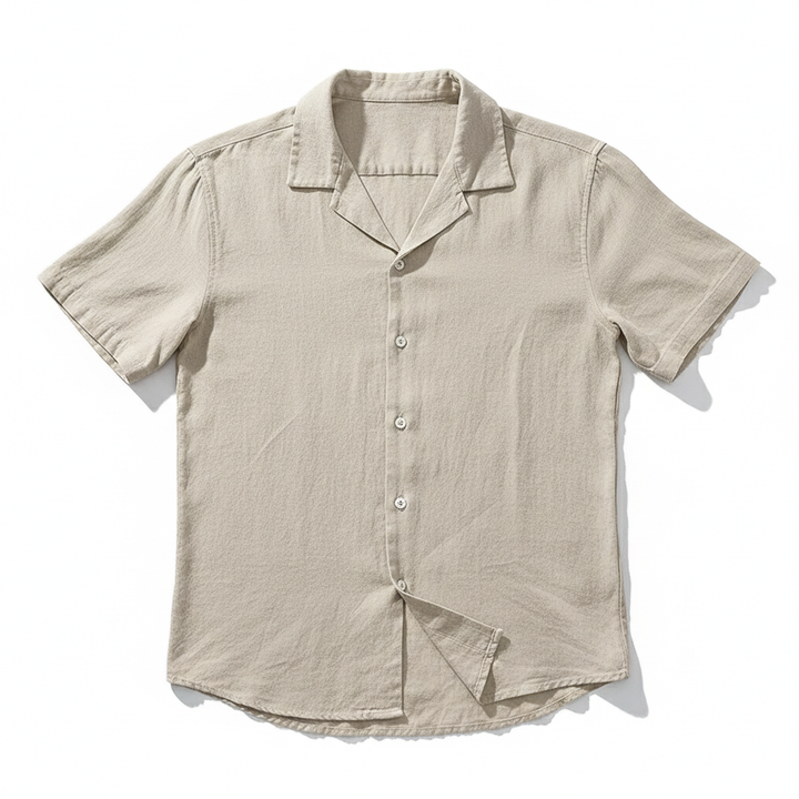 Men's Tops Casual Button Down Shirt Short Sleeve Beach Shirt Summer Mens Clothing