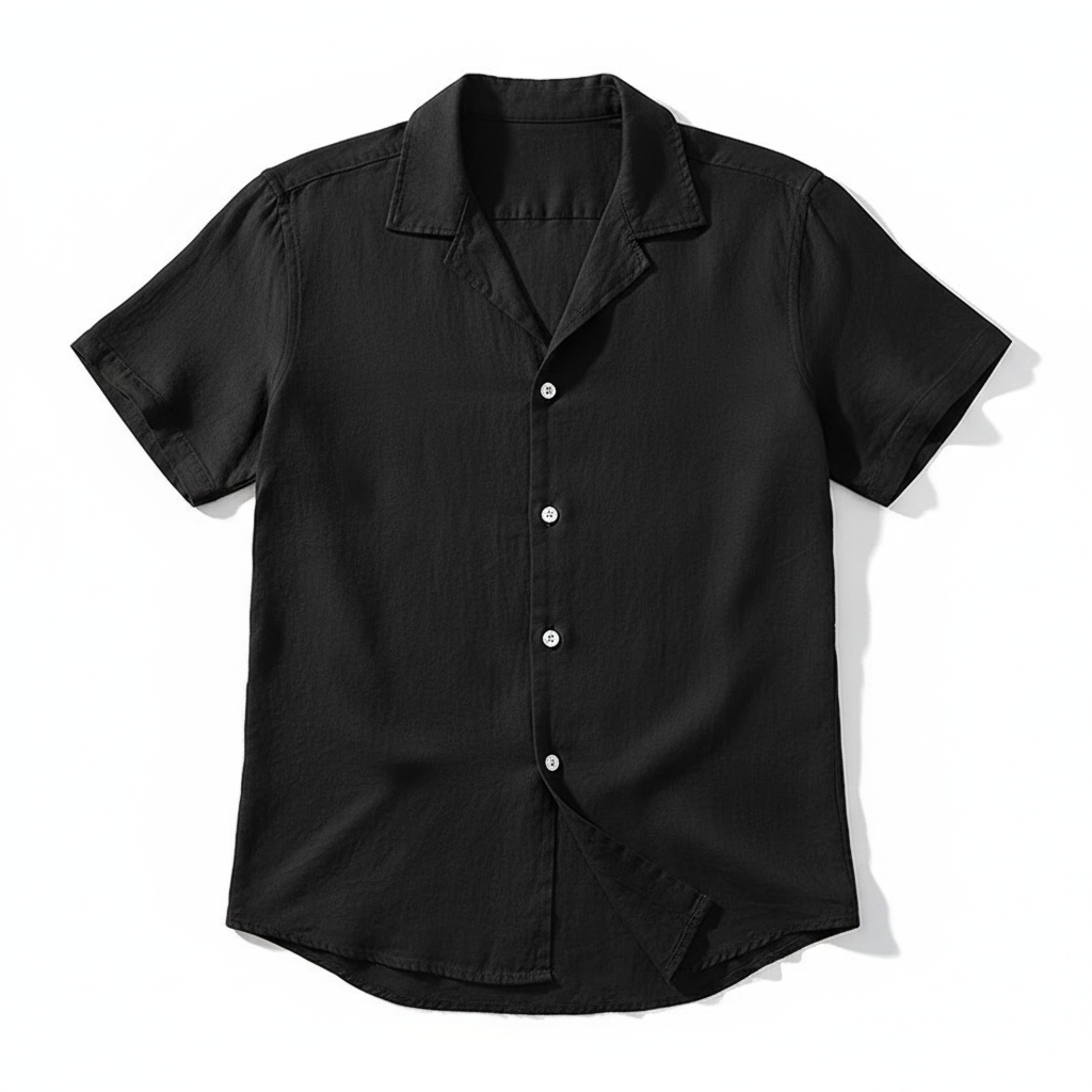 Men's Tops Casual Button Down Shirt Short Sleeve Beach Shirt Summer Mens Clothing