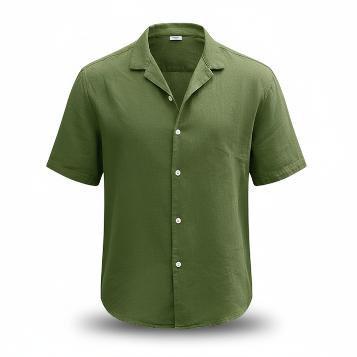 Men's Tops Casual Button Down Shirt Short Sleeve Beach Shirt Summer Mens Clothing