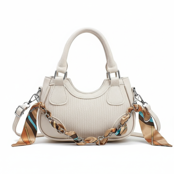 Elegant Braided Chain Handbag - Luxury Handmade Women's Crossbody Bag High-End Shoulder Bag With Polyester Lining