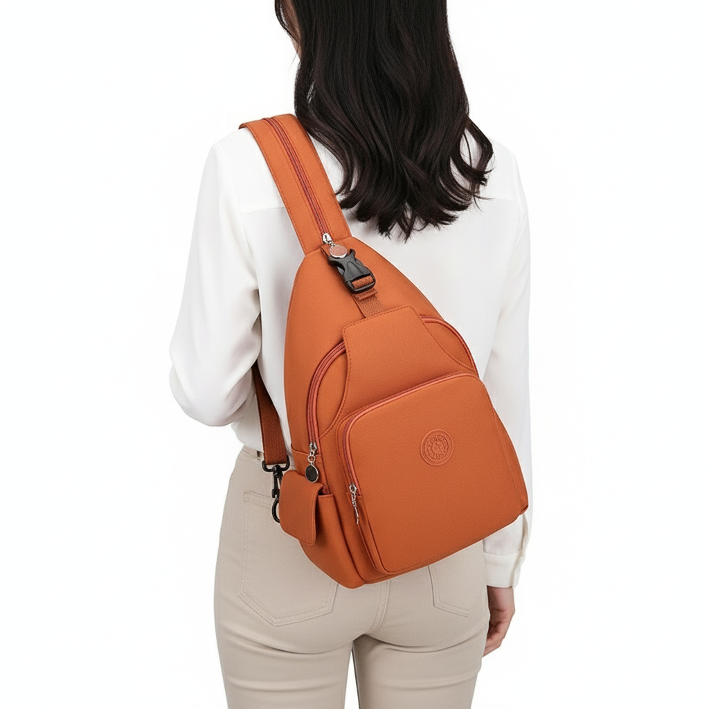 Women's Casual Waterproof Sling Backpack – Multifunction Travel Chest Bag