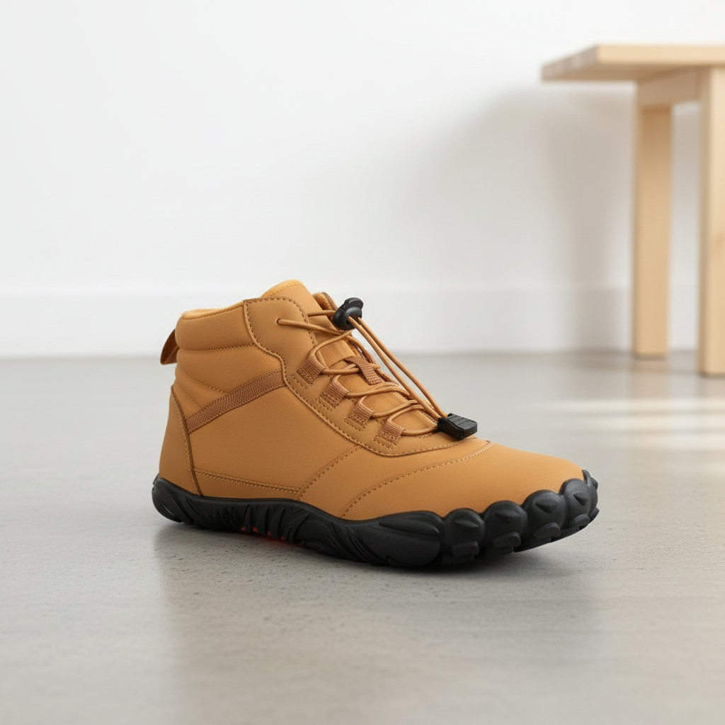 Fleece-lined Waterproof Snow Warm Breathable Couple High-top Casual Cotton Shoes