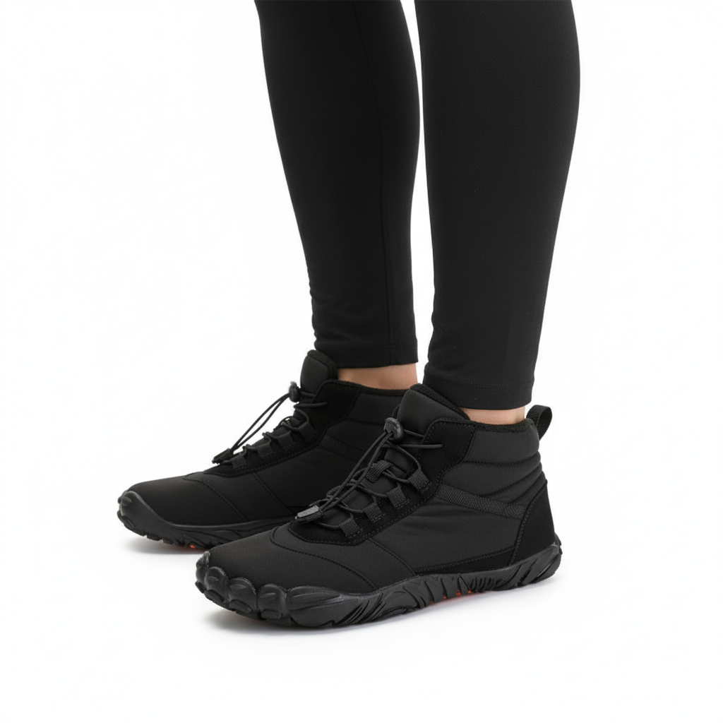 Fleece-lined Waterproof Snow Warm Breathable Couple High-top Casual Cotton Shoes