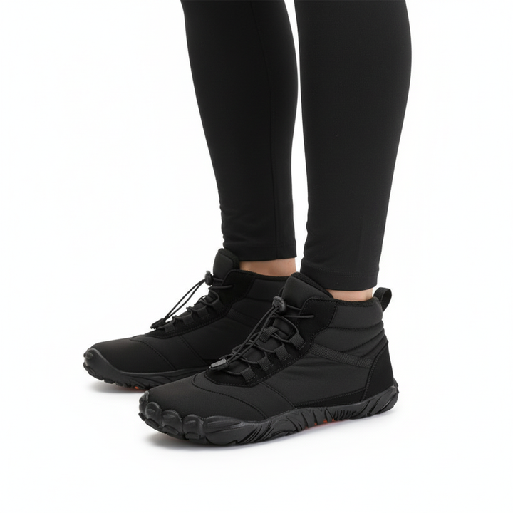 Fleece-lined Waterproof Snow Warm Breathable Couple High-top Casual Cotton Shoes