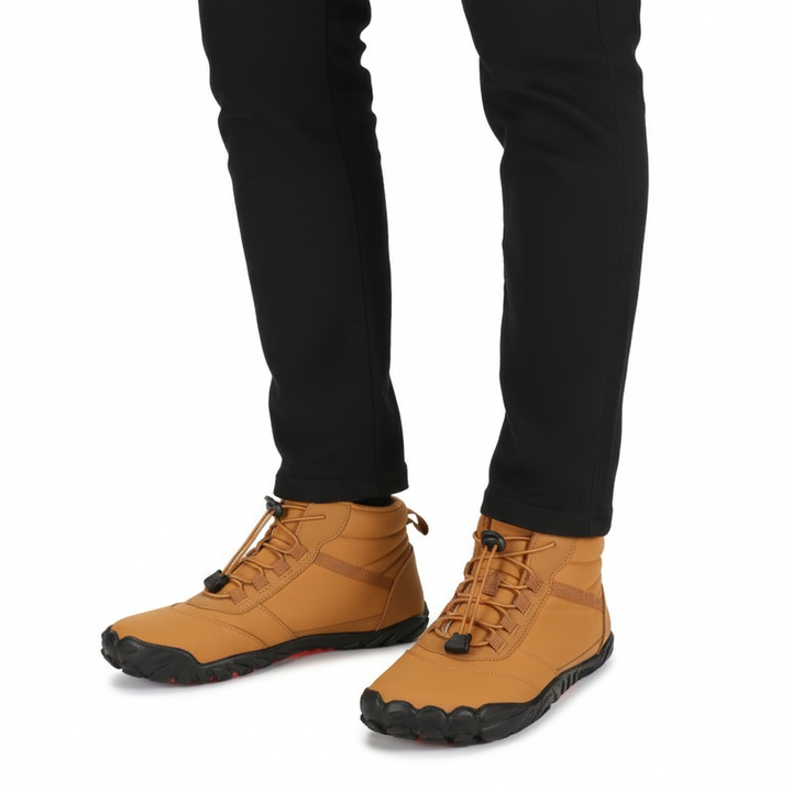 Fleece-lined Waterproof Snow Warm Breathable Couple High-top Casual Cotton Shoes