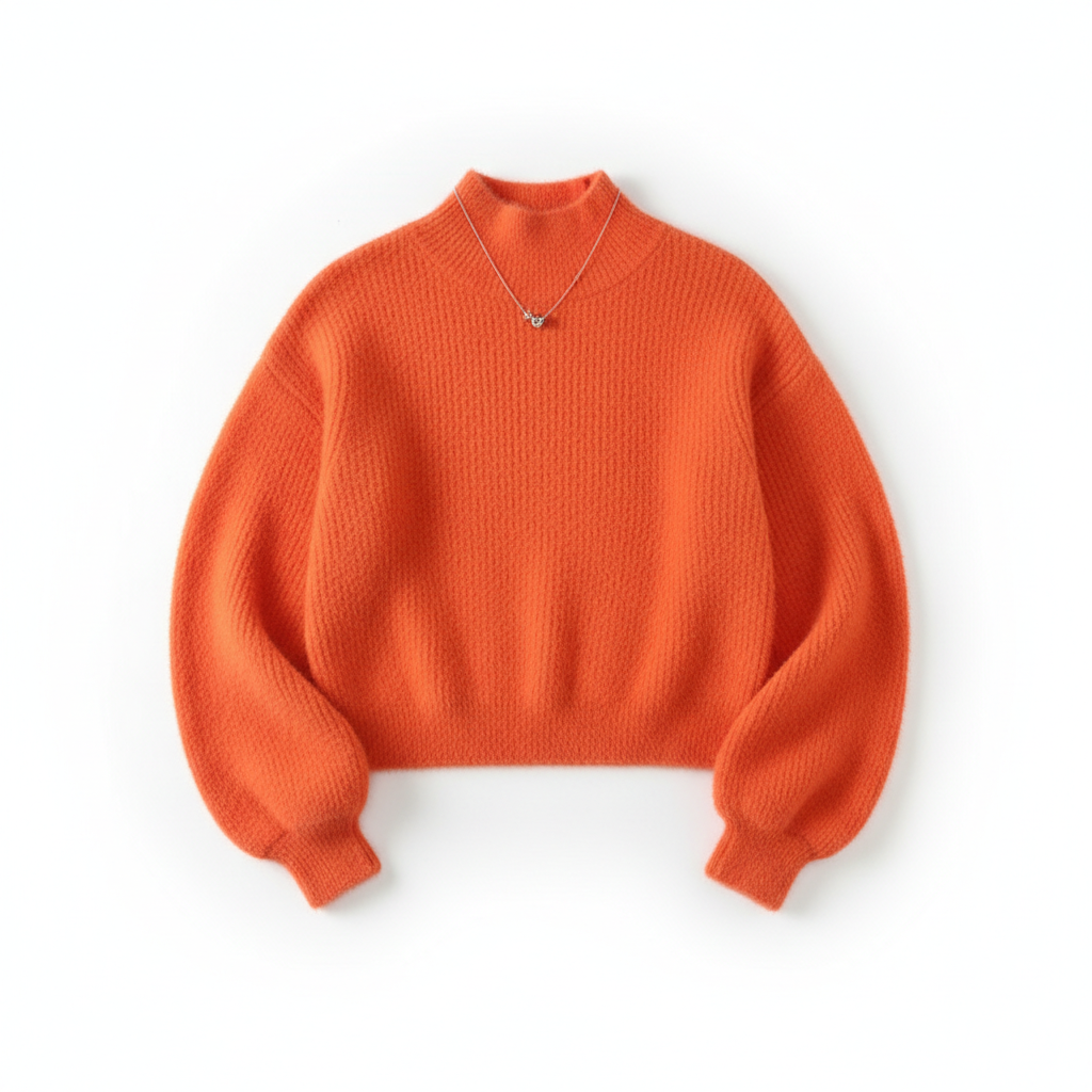 Autumn And Winter Lantern Sleeves Loose Sweater