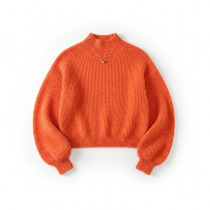 Autumn And Winter Lantern Sleeves Loose Sweater