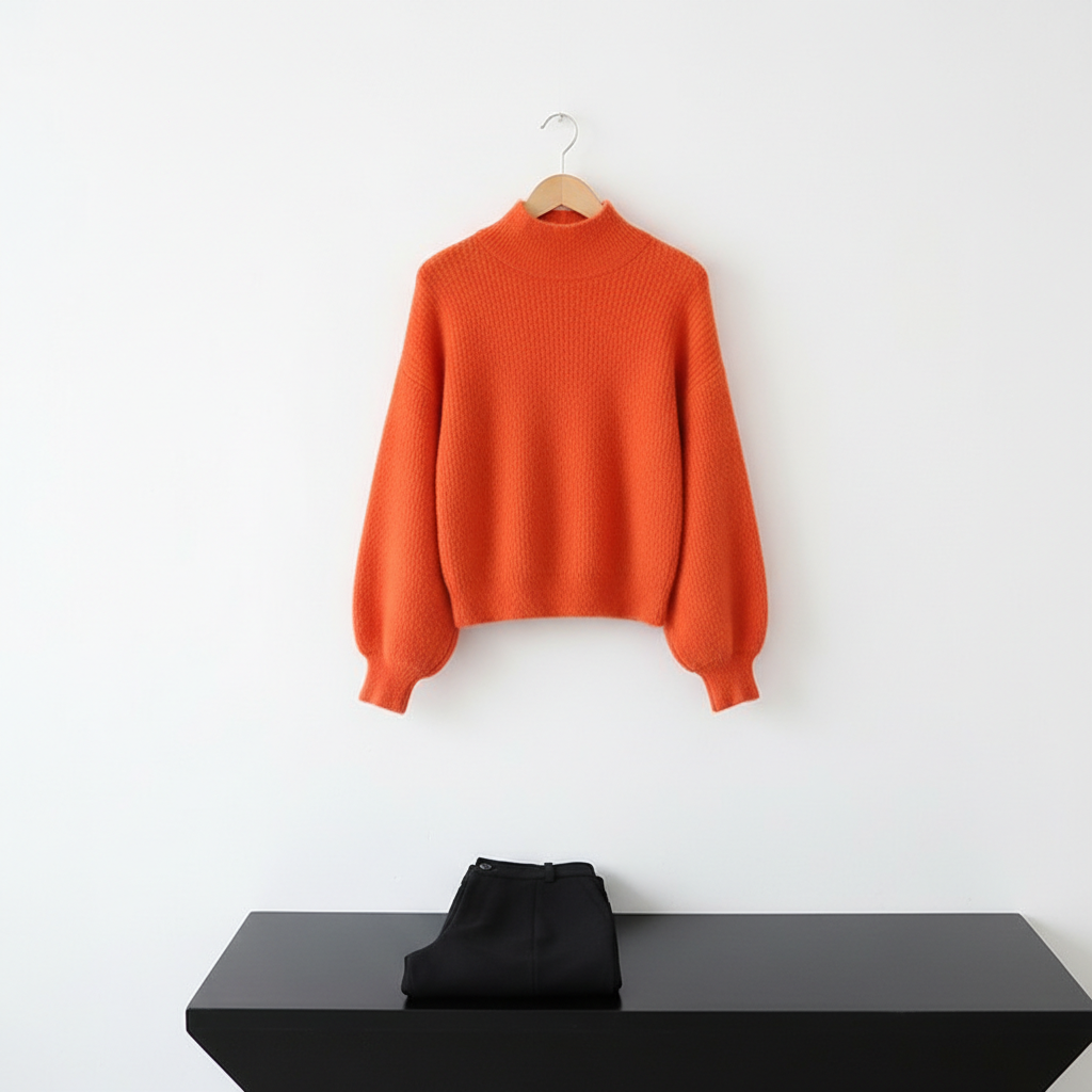Autumn And Winter Lantern Sleeves Loose Sweater