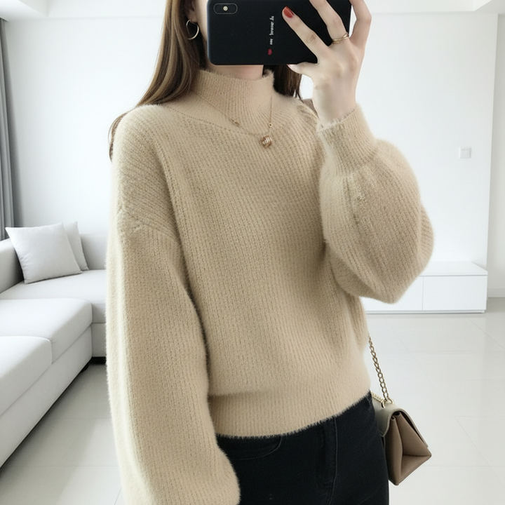 Autumn And Winter Lantern Sleeves Loose Sweater