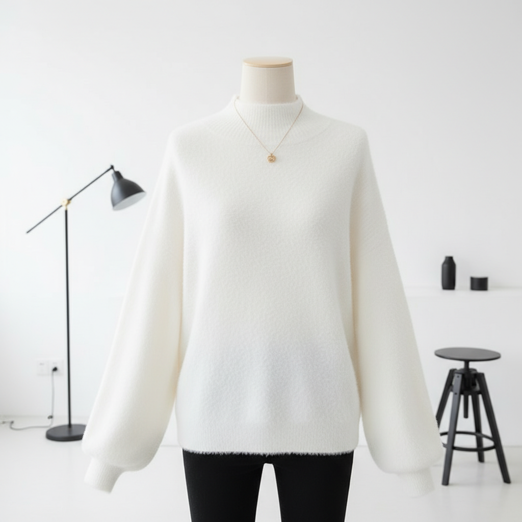 Autumn And Winter Lantern Sleeves Loose Sweater
