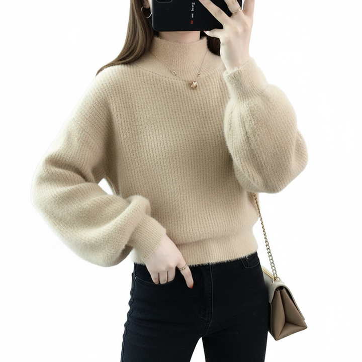 Autumn And Winter Lantern Sleeves Loose Sweater