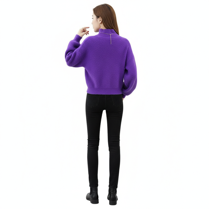 Autumn And Winter Lantern Sleeves Loose Sweater