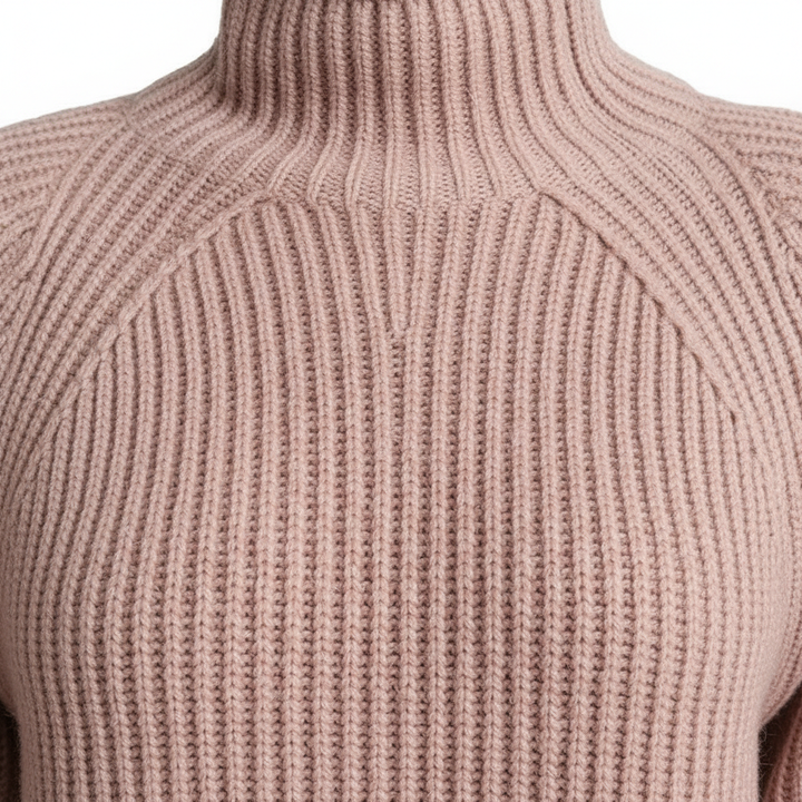 Solid Turtleneck Long Sweater Winter Warm Women Sweater Dress