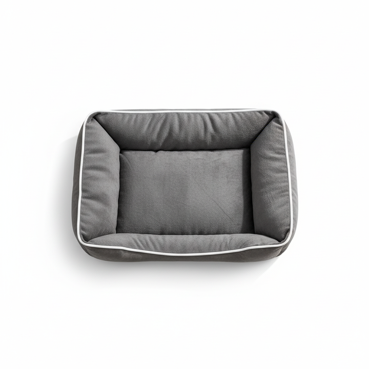 Memory Foam Pet Bed For Small Dogs & Cats With Washable Removable Cover Non-Slip Base Waterproof Liner