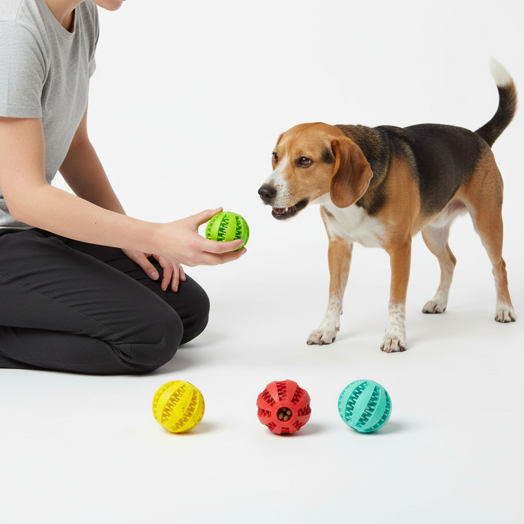 Rubber Mint Feeding Ball Built-in Food Storage Bin