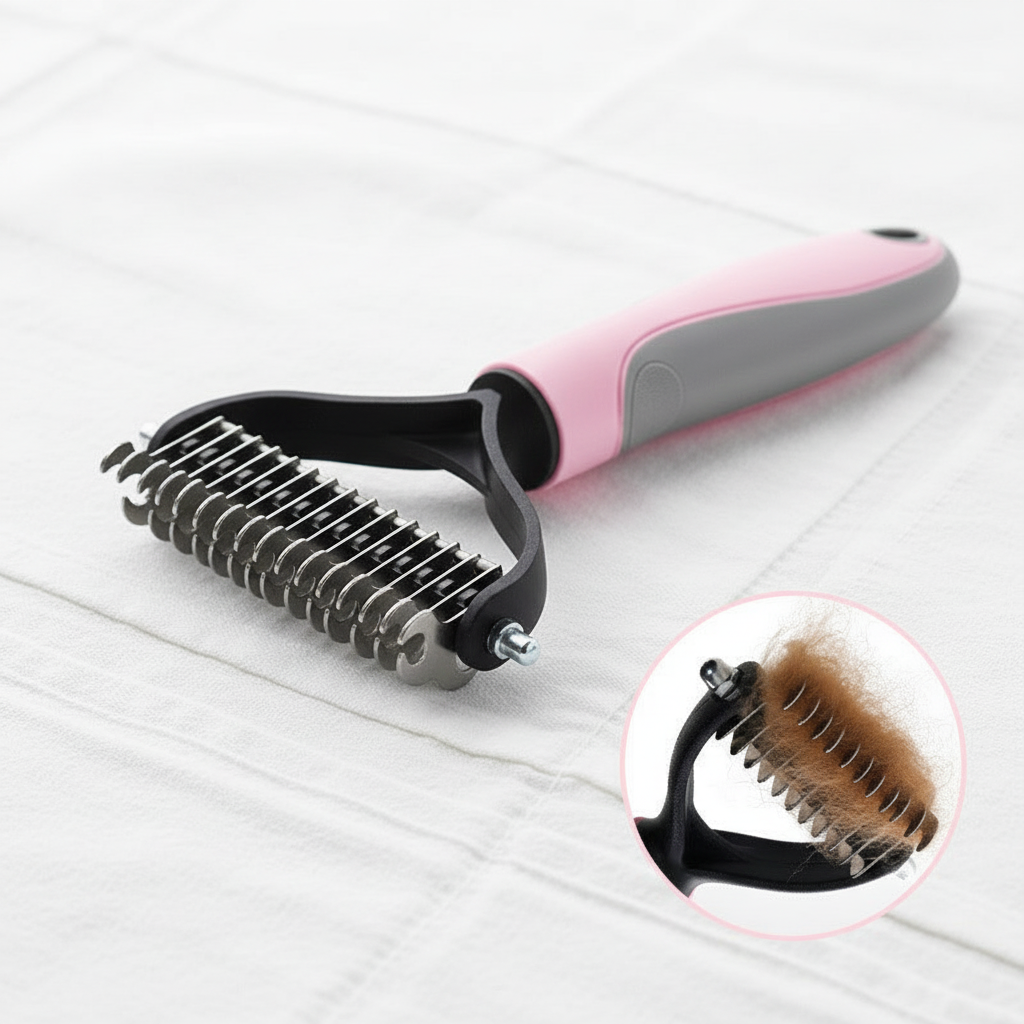 Pet Long-haired Dogknot Comb Double-sided Blade Dog