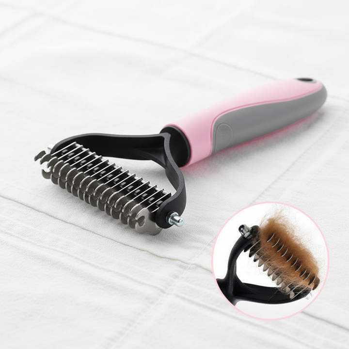 Pet Long-haired Dogknot Comb Double-sided Blade Dog