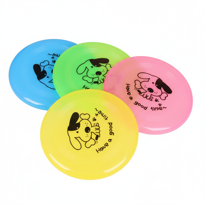 Silicone Flying Disc Dog Toy – Interactive Training &amp; Fetch Frisbee