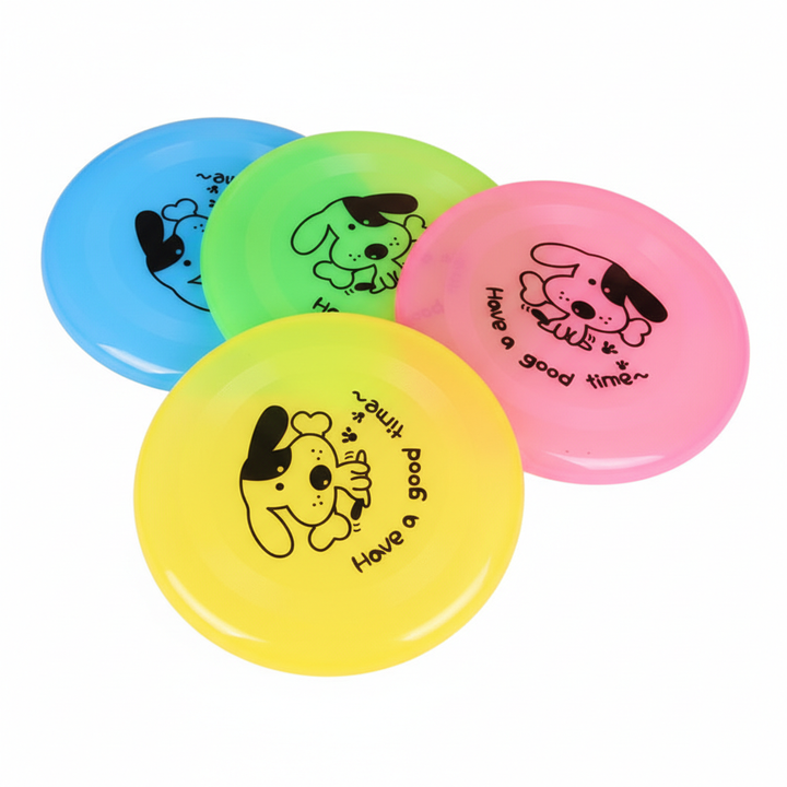 Silicone Flying Disc Dog Toy – Interactive Training &amp; Fetch Frisbee