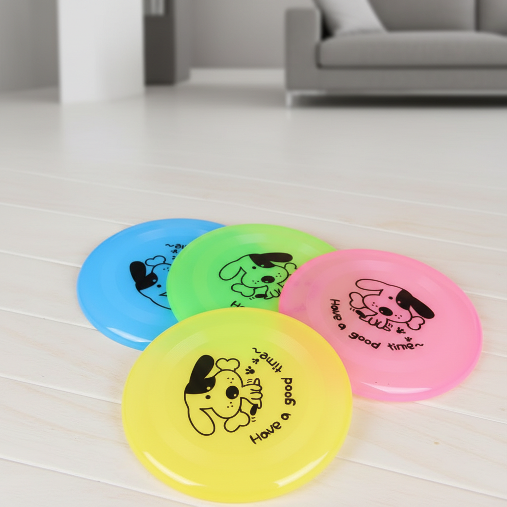 Silicone Flying Disc Dog Toy – Interactive Training &amp; Fetch Frisbee