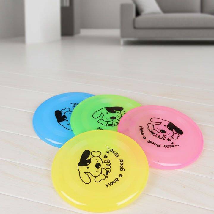 Silicone Flying Disc Dog Toy – Interactive Training &amp; Fetch Frisbee