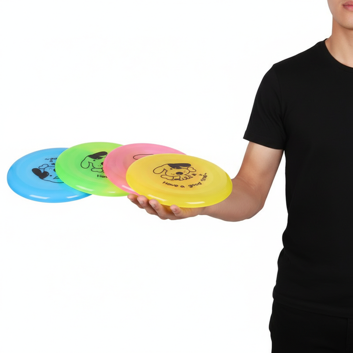 Silicone Flying Disc Dog Toy – Interactive Training &amp; Fetch Frisbee