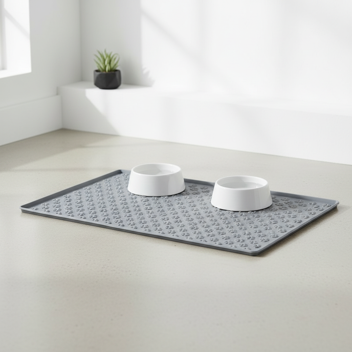 Waterproof Pet Feeding Mat – Non-Slip Food & Water Bowl Mat