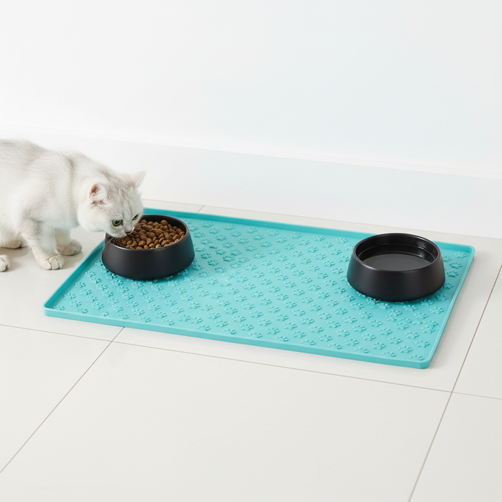 Waterproof Pet Feeding Mat – Non-Slip Food & Water Bowl Mat