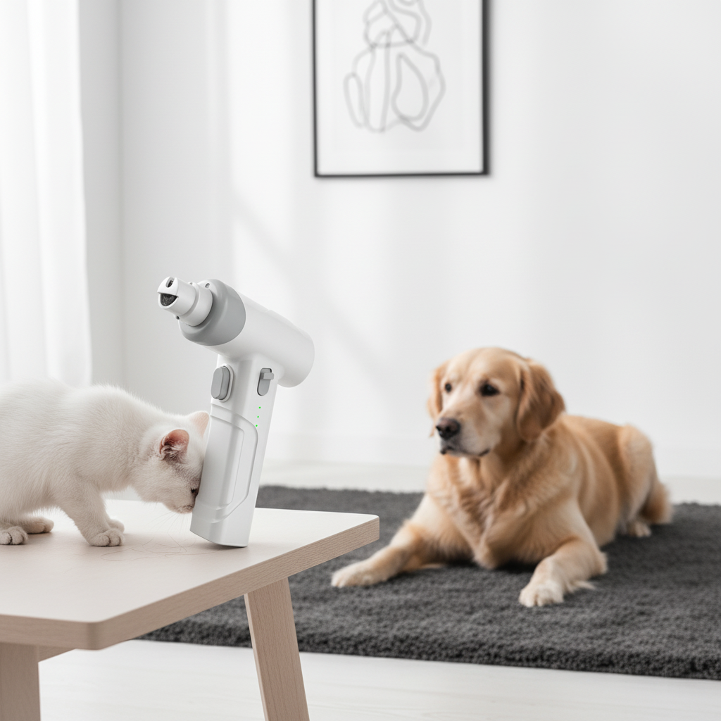 LED Pet Nail Grinder – Low Noise Electric Dog & Cat Nail Trimmer