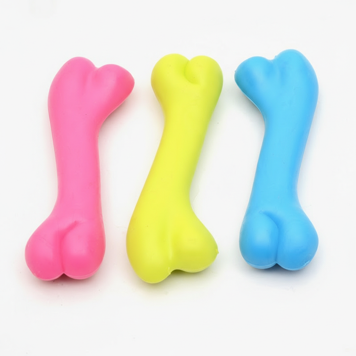 Pet Toys, Rubber Bite Resistant Toys, High Quality Dog Bone Type