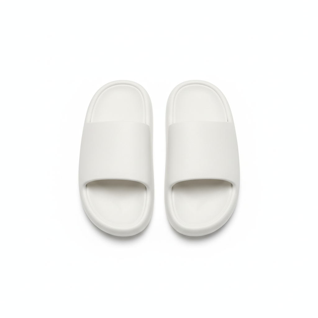 Solid Thick-soled Home Slippers Summer Non-slip Floor Bathroom Slipper For Women Men's House Shoes