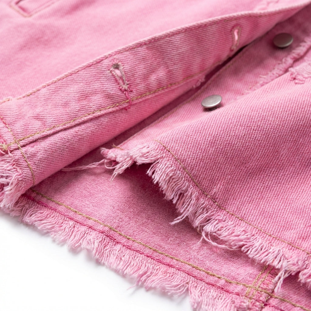 Women's Oversized Ripped Shacket – Casual Distressed Shirt Jacket for Fall & Spring