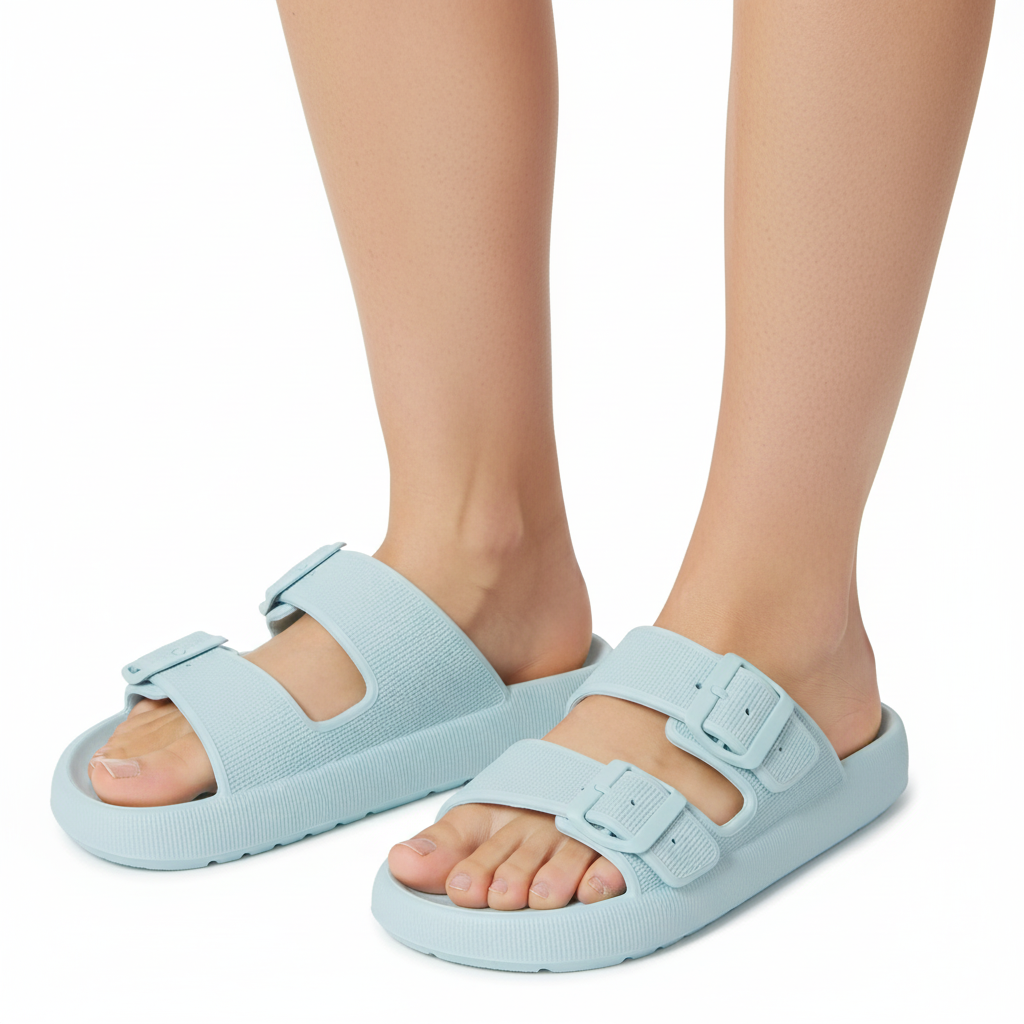 EVA Massage Slide Slippers – Breathable Anti-Slip Comfort Sandals