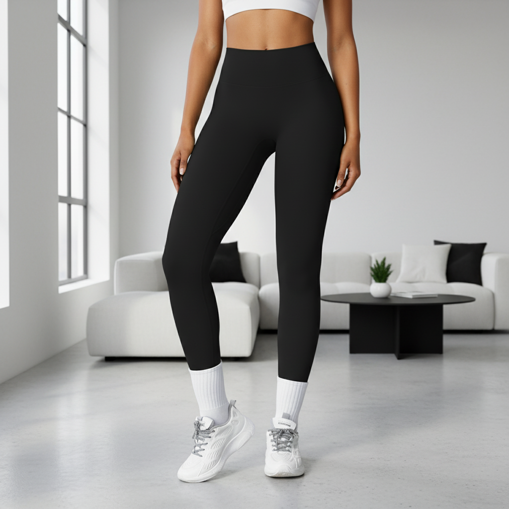 High Waist Workout Leggings – Tummy Control Yoga & Fitness Pants