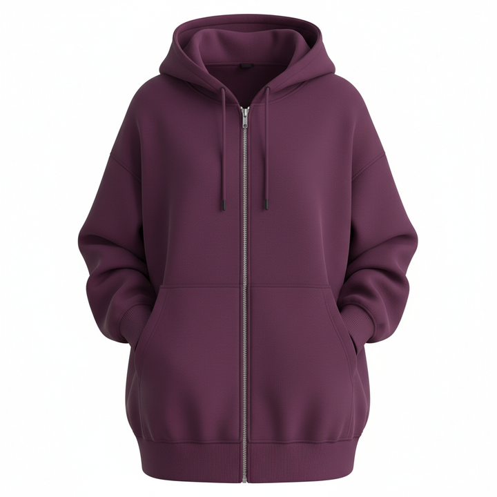 Oversized S-5XL Women Loose Hooded Coats Autumn Female Tie Collar Long Sleeve Zipper Up Add Velvet Long Sweatshirt