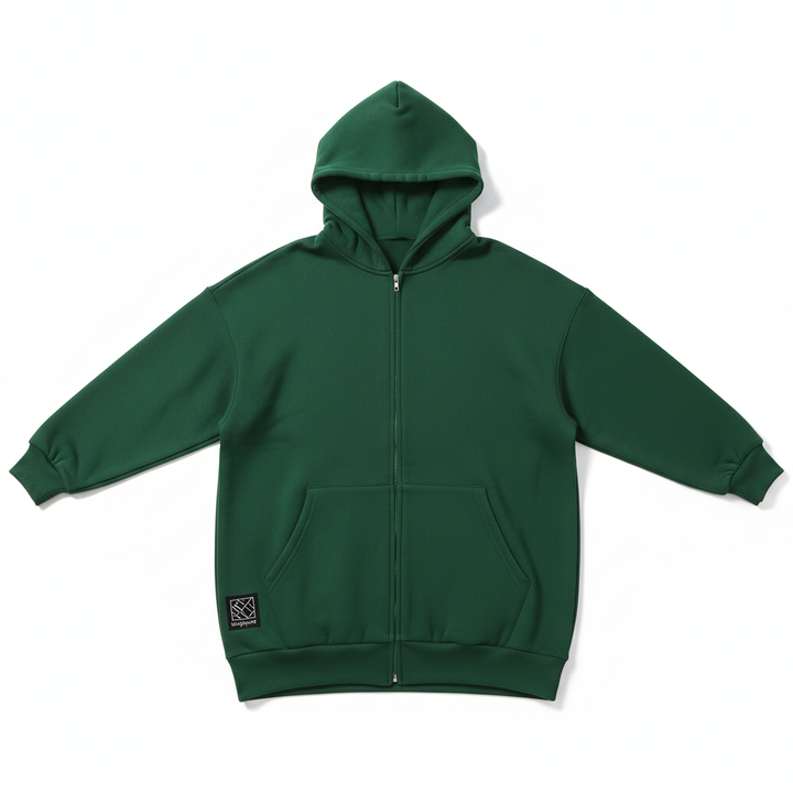 Oversized S-5XL Women Loose Hooded Coats Autumn Female Tie Collar Long Sleeve Zipper Up Add Velvet Long Sweatshirt