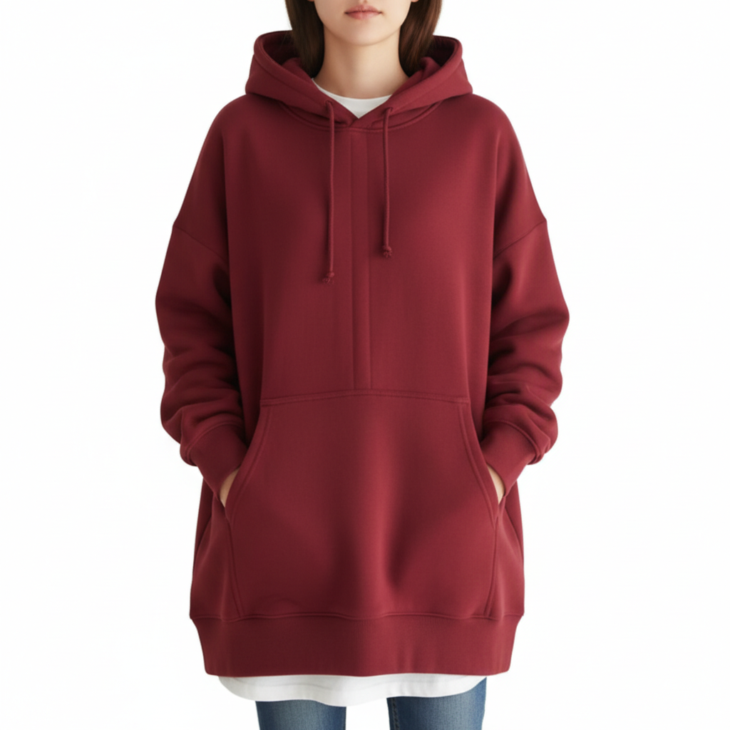 Oversized S-5XL Women Loose Hooded Coats Autumn Female Tie Collar Long Sleeve Zipper Up Add Velvet Long Sweatshirt