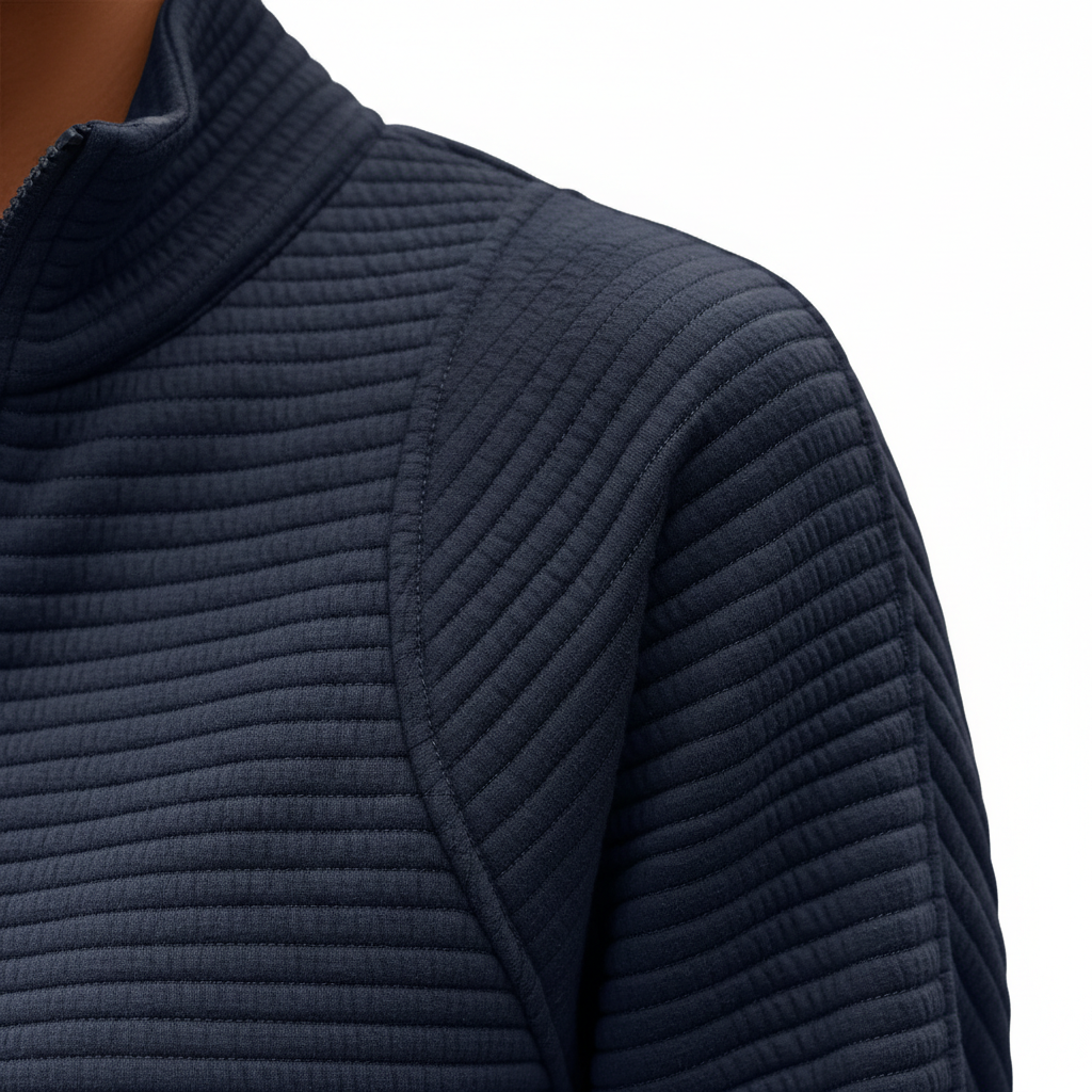 Zipper Stand Collar Pullover Sweatshirt Fashion Solid Striped Long Sleeve Top Spring And Autumn Women's Clothing